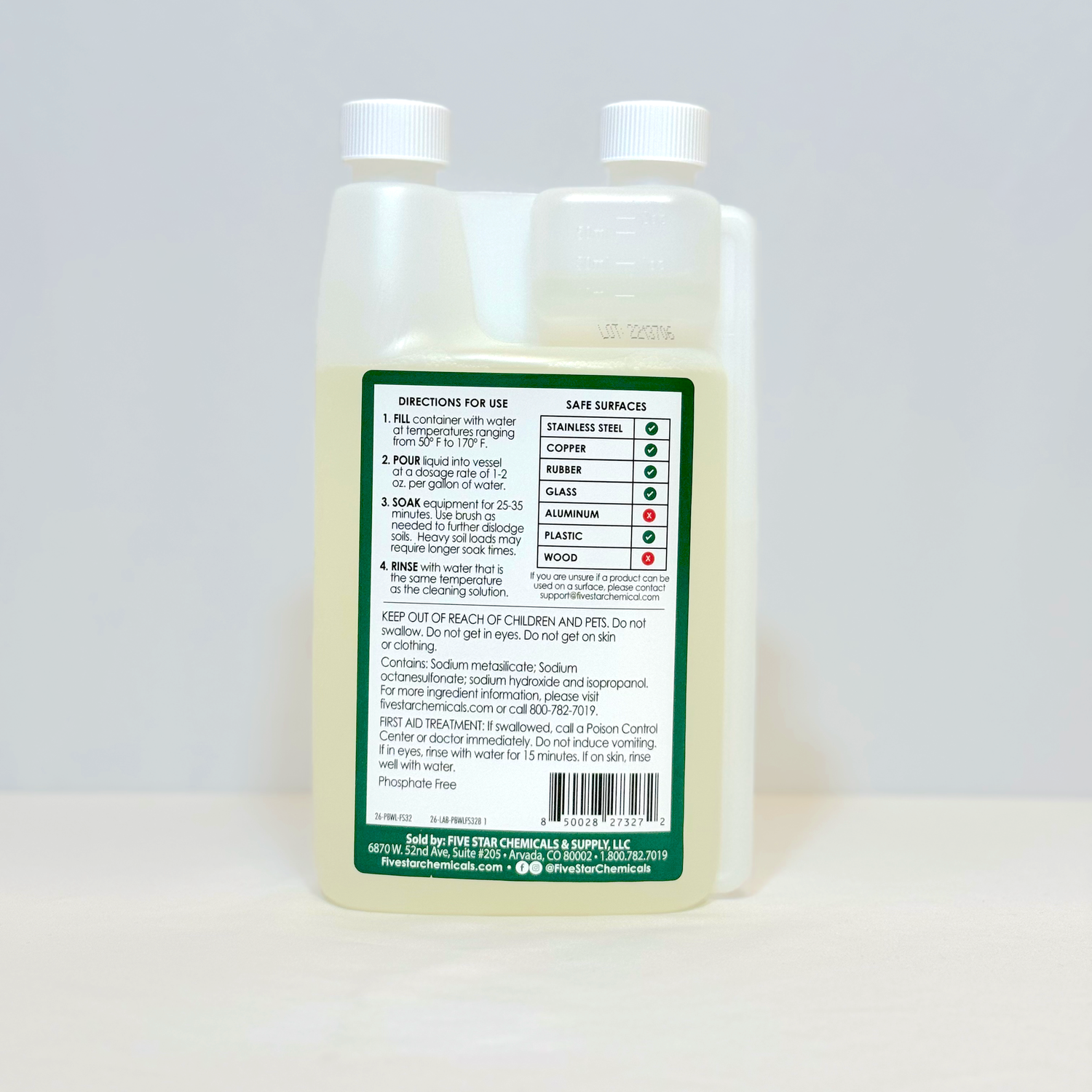 PBW keg and line cleaner